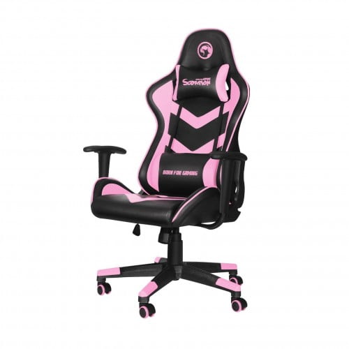 Marvo Scorpion CH-106 Adjustable Gaming Chair (Pink) — photo 2