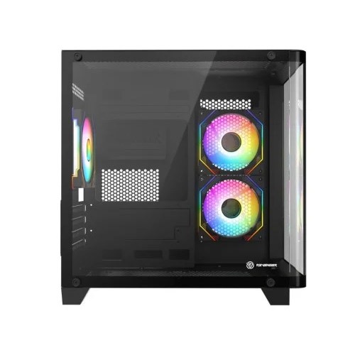 Revenger Air Tank Mini ARGB Infinity Fan Black Gaming Casing (Tempered Glass Curved Window) — photo 4