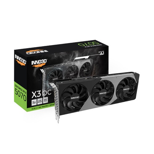 INNO3D GeForce RTX 5070 X3 OC 12GB GDDR7 Graphics Card — photo 2