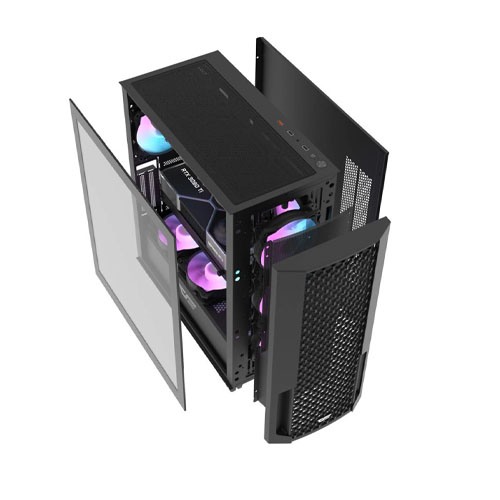 DarkFlash DF2100 Black PC Case — photo 3