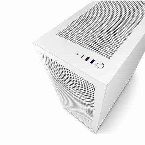 NZXT H7 Flow Mid-Tower Airflow White Case — photo 2