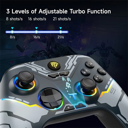 EasySMX X15 RGB Tri-Mode Wireless Controller [Dual Hall Joysticks and Dual Hall Triggers] — photo 4