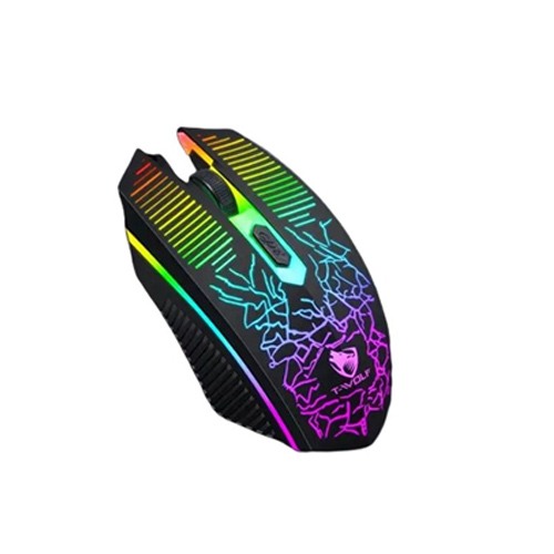 T-WOLF TF400 4 In 1 Rainbow Gamers Keyboard Mouse Mousepad And Headphones Combo — photo 3