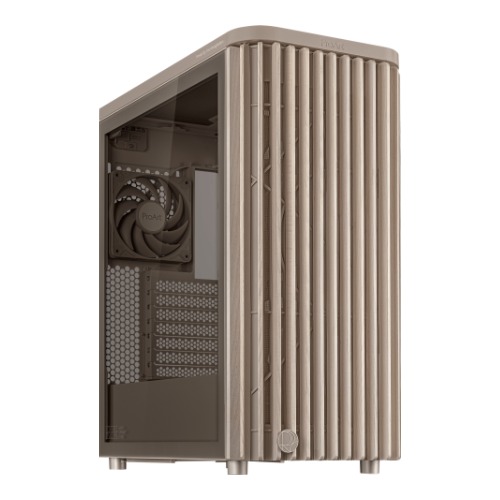 ASUS ProArt PA401 Wood Edition Tempered Glass PWM ATX Mid Tower Casing Beige