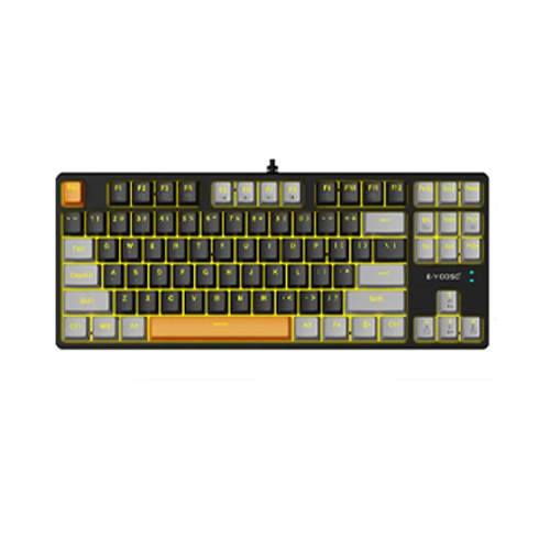 E-Yooso Z87 Hotswap Mechanical Keyboard (Yellow Backlit) — photo 2