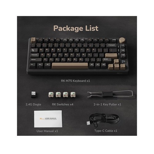 RK ROYAL KLUDGE M75 Wireless Mechanical Keyboard — photo 2