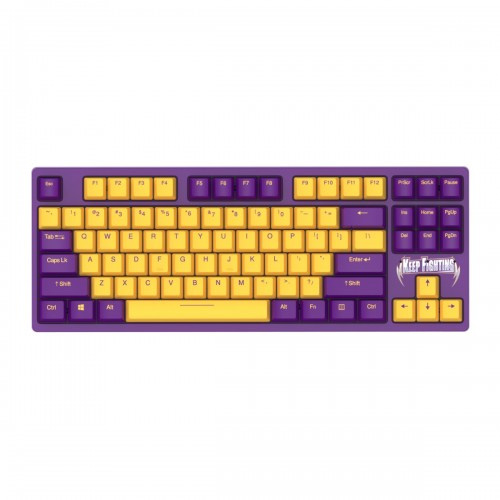 Dareu A87 Hot Swappable Mechanical Keyboard (Violet Gold)