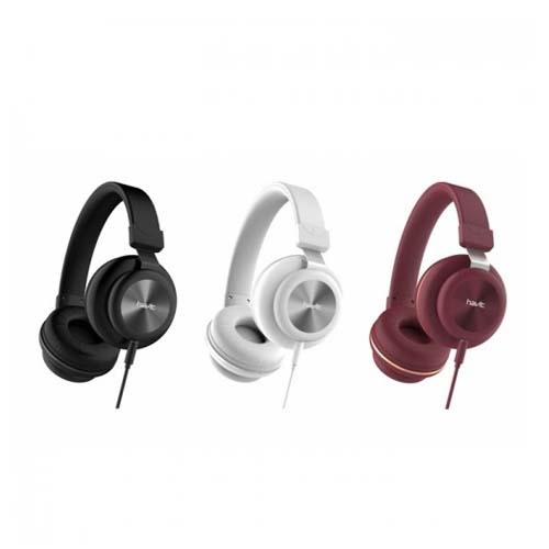 Havit H2263D 3.5mm Metal Decoration Single Port Headphone