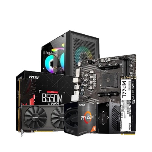 Budget PC With AMD Ryzen 5 5600X Processor