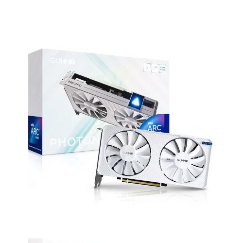 GUNNIR Intel Arc A380 Photon 6G OC Graphics Card white
