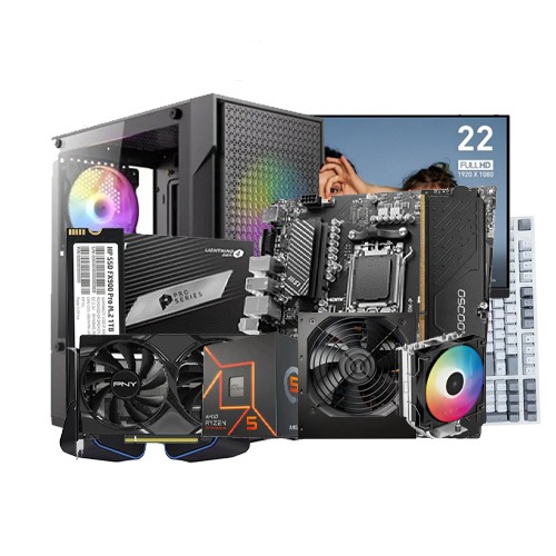 PC Build with AMD Ryzen 5 7500F Processor