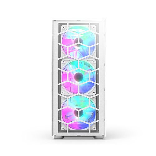 Montech X3 Glass White ATX Mid Tower High Airflow PC Gaming Case — photo 2
