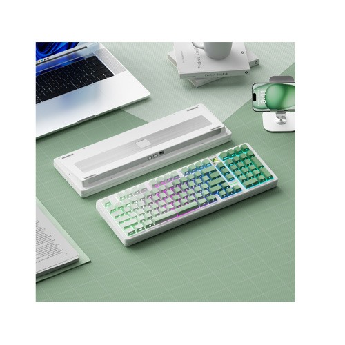 Weikav Wk102 Mechanical Wireless Tri Mode Hot Swap With Screen Esport Gameing Keyboard — photo 2