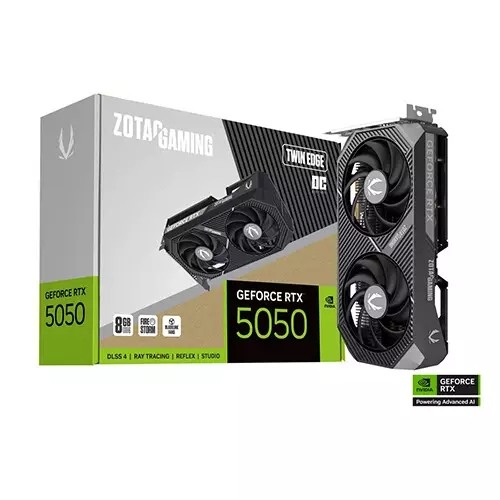 ZOTAC GAMING GeForce RTX 5050 Twin Edge OC 8GB GDDR6 Graphics Card