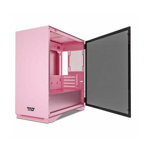 DarkFlash DLM22 Pink MicroATX Computer Casing — photo 2