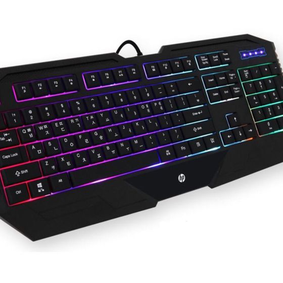 HP K110 LED Backlight Wired Gaming Membrane Keyboard — photo 2