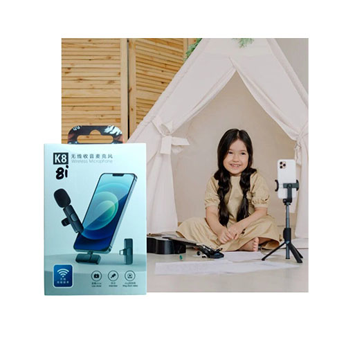 Universal K8i Wireless Portable Lavalier Microphone For IPhone & Lighting Devices — photo 2