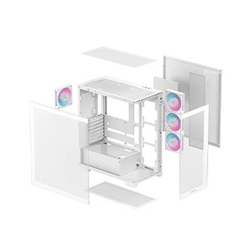 Deepcool CG580 4F WH Mid Tower Gaming case — photo 5