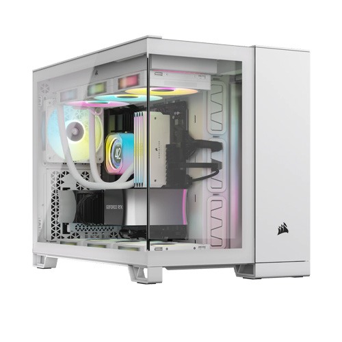 CORSAIR  2500X Mid-Tower Dual Chamber PC Case - White