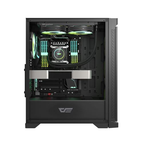 DarkFlash DK361 ATX PC Case Black — photo 2
