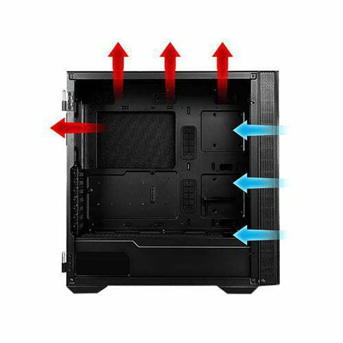 MSI MPG QUIETUDE 100S Tempered Glass Mid Tower Computer Case — photo 3