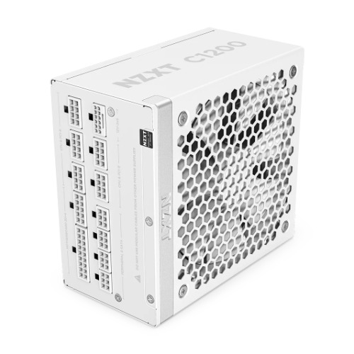 NZXT C1200 Gold ATX 3.1 1200W 80 Plus Gold Fully Modular Low-Noise Power Supply - White