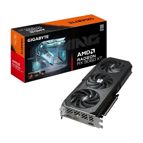 GIGABYTE Radeon RX 9060 XT GAMING OC 16G GDDR6 Graphics Card