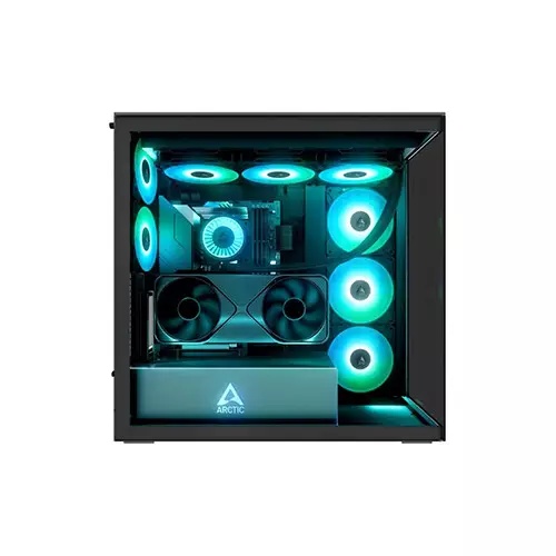 Arctic Xtender VG Clear Glass Premium E-ATX Gaming Case with 420mm Cpu Cooler — photo 3