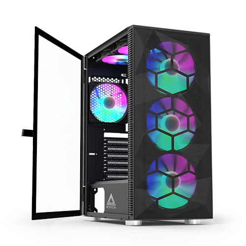 Montech X3 Mesh Black ATX Mid Tower High Airflow PC Gaming Case — photo 2
