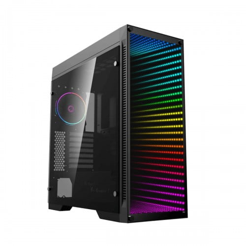 GAMEMAX ABYSS-TR M-908-TR MID TOWER TEMPERED GLASS ATX GAMING CASE (BLACK)