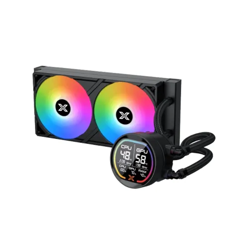 Xigmatek LK Pro 240 Digital 240mm ARGB Liquid CPU Cooler with Digital LCD Display — photo 2