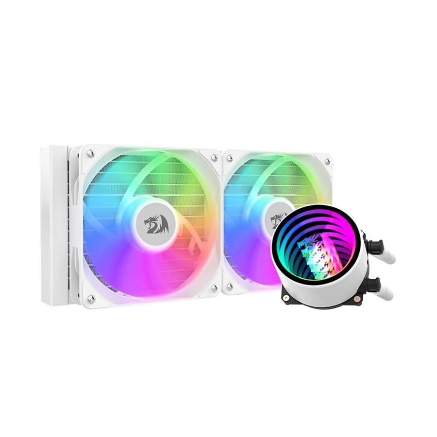 Redragon CCW-3011 ARGB 240mm All In One Liquid CPU Cooler (White) — photo 3
