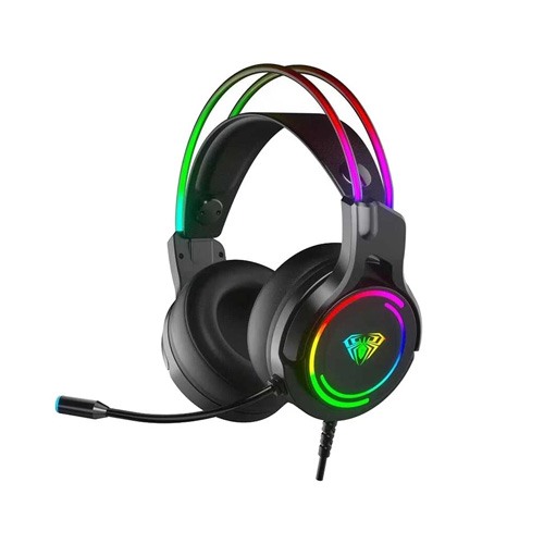 Aula S506 RGB Wired Black Gaming Headphone