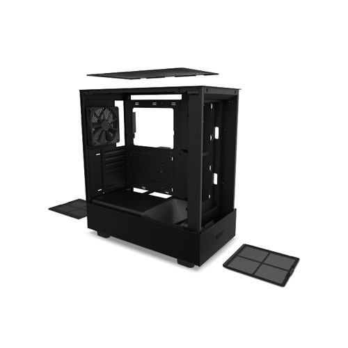 NZXT H5 Flow Compact ATX Mid-Tower PC Gaming Case black — photo 5