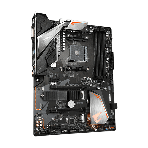 GIGABYTE B450 AORUS ELITE V2 AMD AM4 MOTHERBOARD — photo 2