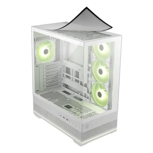 MSI MAG PANO 110R PZ WHITE ARGB ATX Mid Tower Gaming Casing — photo 2
