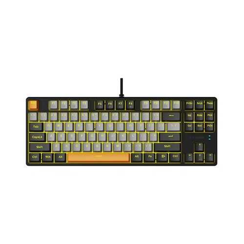 E-Yooso Z87 Hotswap Mechanical Keyboard (Yellow Backlit) — photo 3