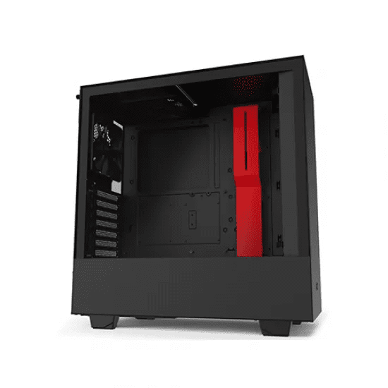 NZXT H510 Compact Mid Tower Black-Red Casing (CA-H510B-BR) — photo 2