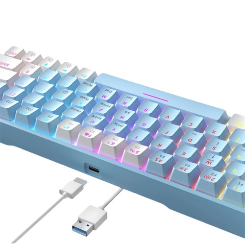 Zifriend T62 RGB Backlit Hot-Swappable Mechanical Gaming Keyboard — photo 2