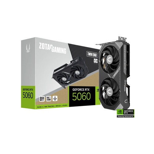 ZOTAC GAMING GeForce RTX 5060 Twin Edge OC  8GB GDDR7 GRAPHICS CARD