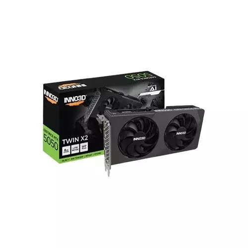 INNO3D GeForce RTX 5050 TWIN X2 8GB GDDR6 Graphics Card