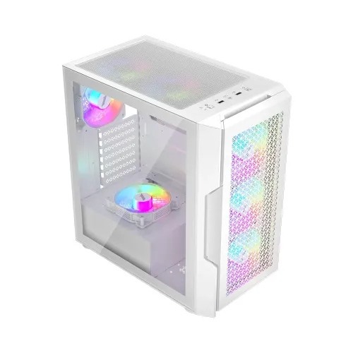 1STPLAYER T7 RGB ATX Mid Tower Gaming Casing White — photo 2