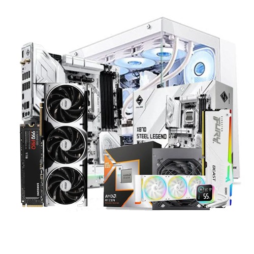 PC Build with AMD Ryzen 9 9950X3D Gaming Processor