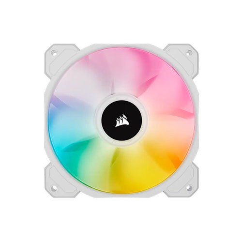Corsair iCUE SP120 RGB ELITE Performance 120mm White PWM Case Fan