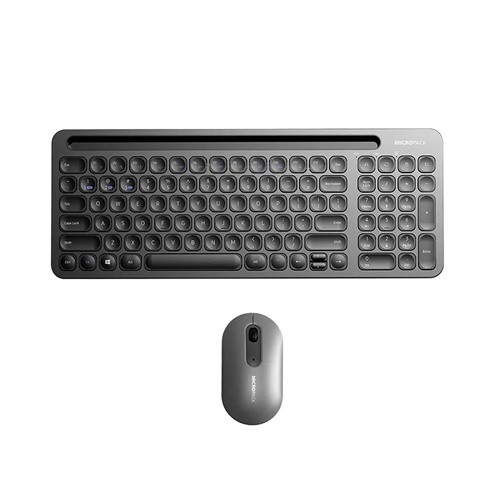 Micropack KM-238W Grey Bluetooth Keyboard & Mouse Combo — photo 2