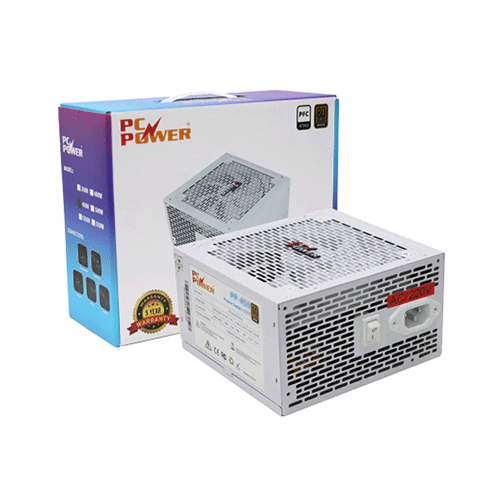 PC Power PP-550W 550W 80+ Bronze Power Supply White