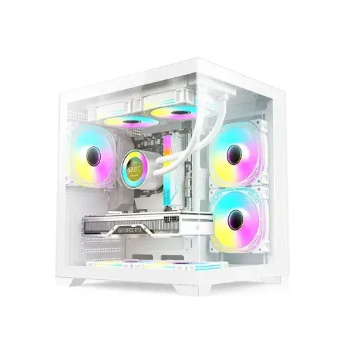 Golden Field S01 White M-ATX Gaming Casing