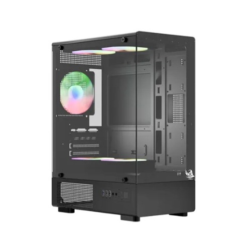 ARS Snow J-330-1 ARGB Desktop Gaming Case Black