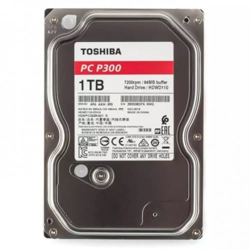 Toshiba P300 1TB Desktop  Hard Drive (refurbished )