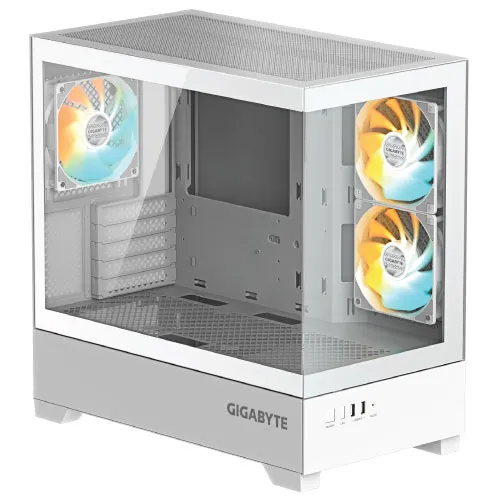 GIGABYTE C201 PANORAMIC ICE Mid Tower M-ATX Casing — photo 5